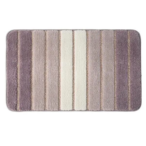 5 Colors Strip Non-Slip Bath Mat Bathroom Carpet, Comfortable and Absorbent Rugs Bathtub Floor Mat Doormat For Toilet