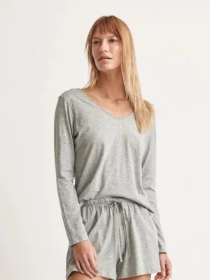 CAILEIGH Long Sleeve in Heather Grey