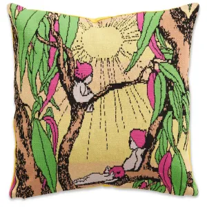 Kip and Co x May Gibbs | Knitted Cushion Sunrise Delight