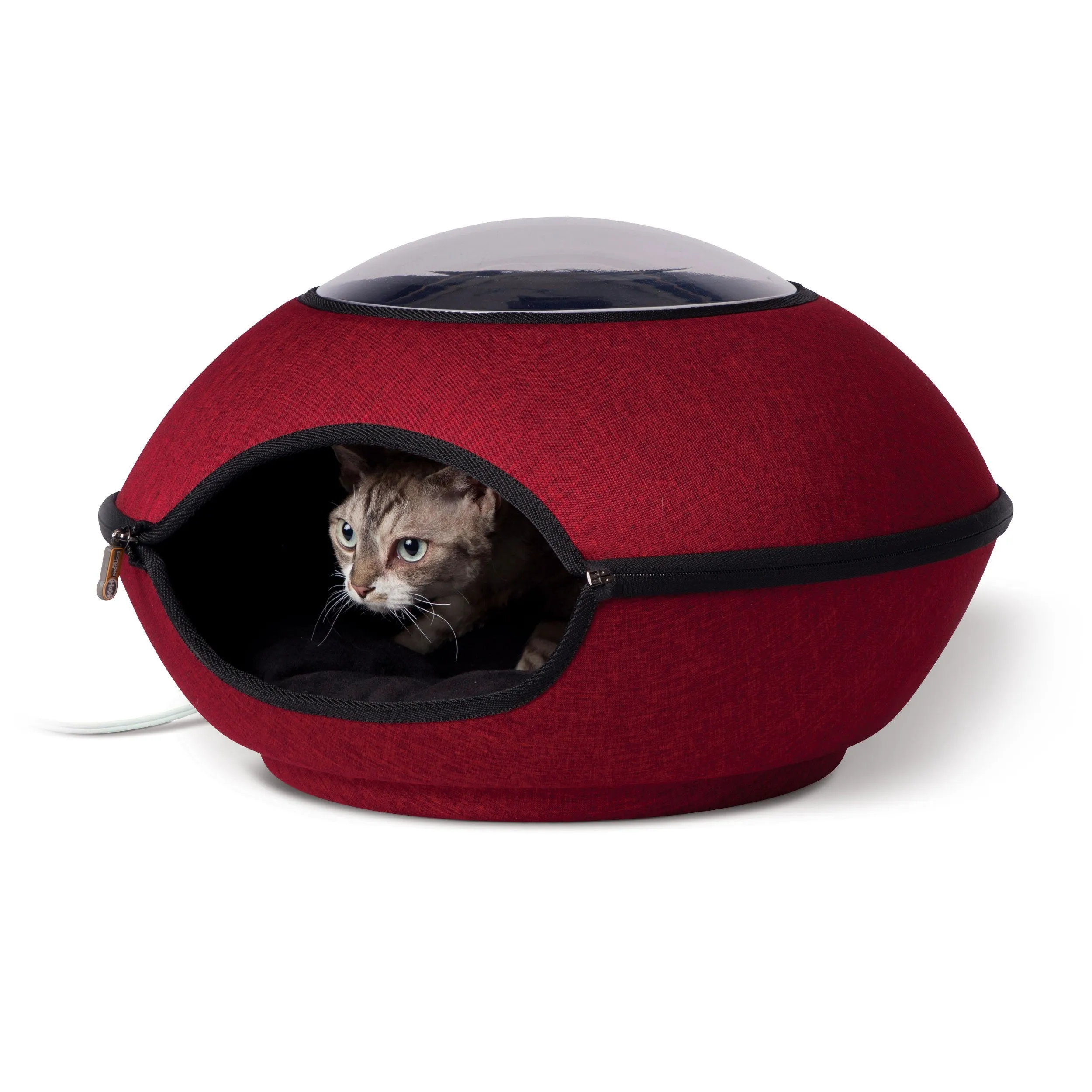 Thermo-Lookout Cat Pod - Gray/Black Trim