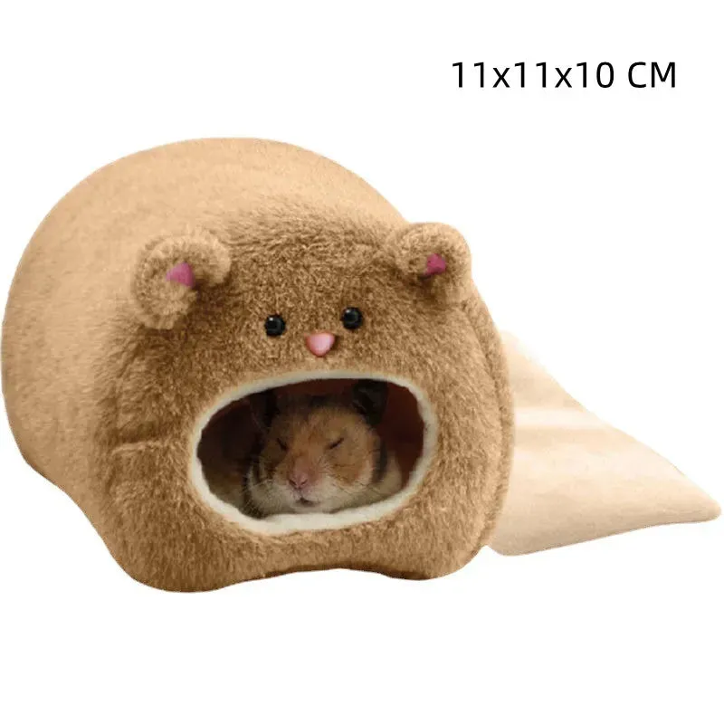 Warm Bed Rat Hammock Squirrel Winter Pet Toy Hamster Cage House Hanging Nest Mat for guinea pig  guinea pig bed